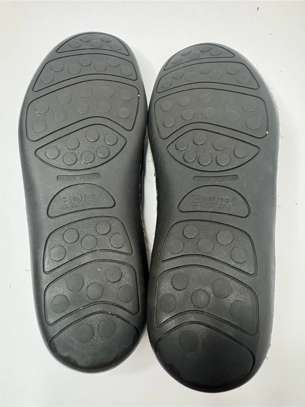 Born Black Leather Driving Loafers Mens Size 10.5M